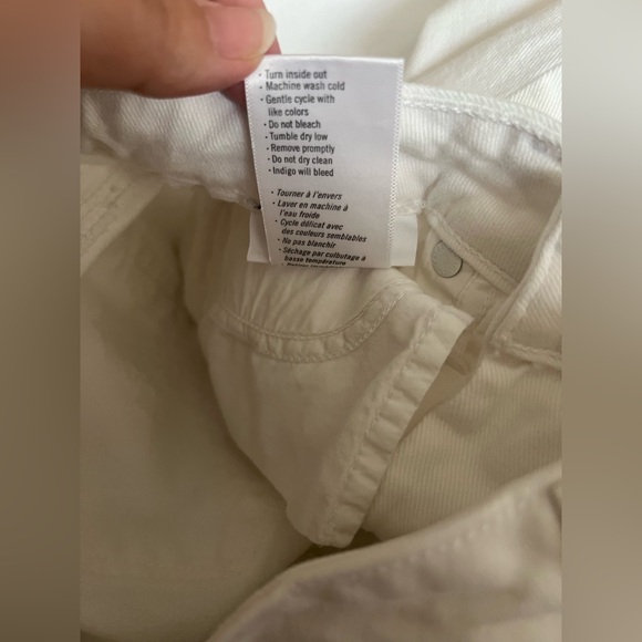 PAIGE Hoxton Ankle Skinny White Jeans Women’s Size 25 Mid Rise Stretch Denim - Picture 6 of 6